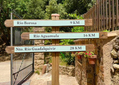 Rutas de senderismo desde la Finca El Carrascal en Arroyofrío en la Sierra de Cazorla