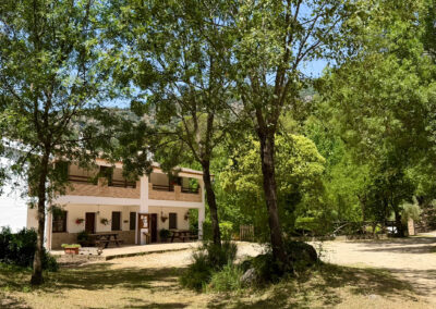 Exteriores de la finca El Carrascal en Arroyofrío en la Sierra de Cazorla